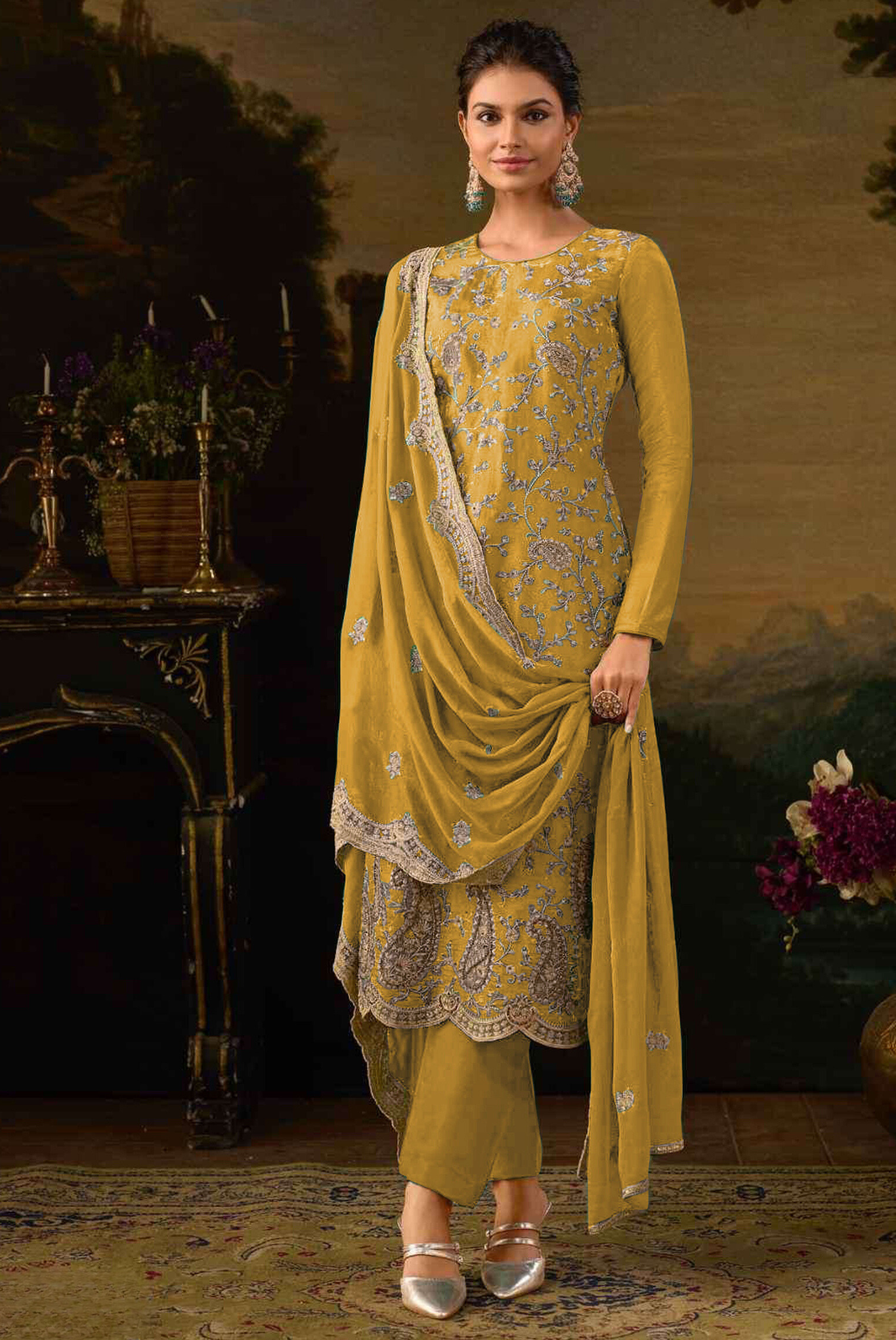 Chic A-line Kurta Dress