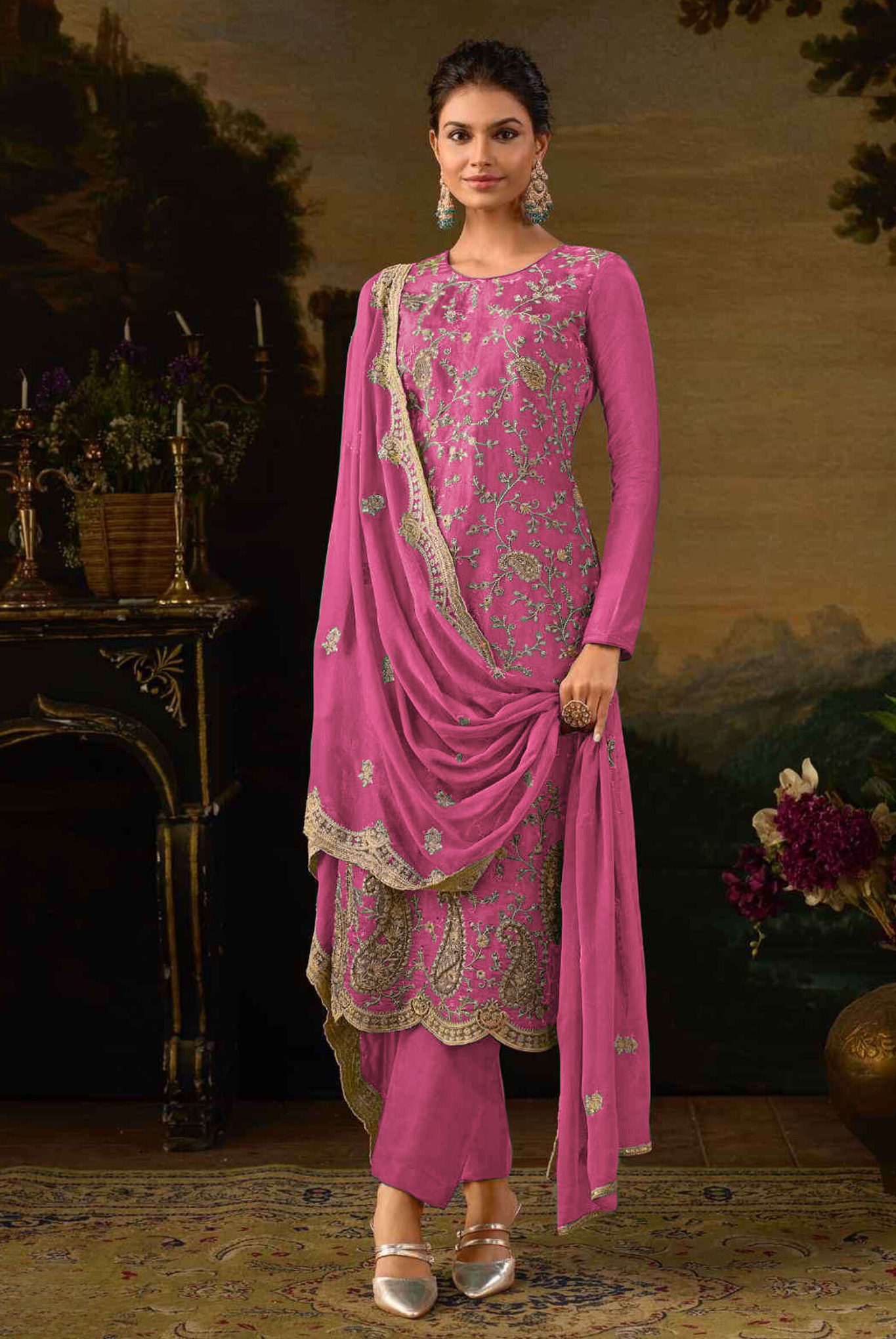 Chic A-line Kurta Dress